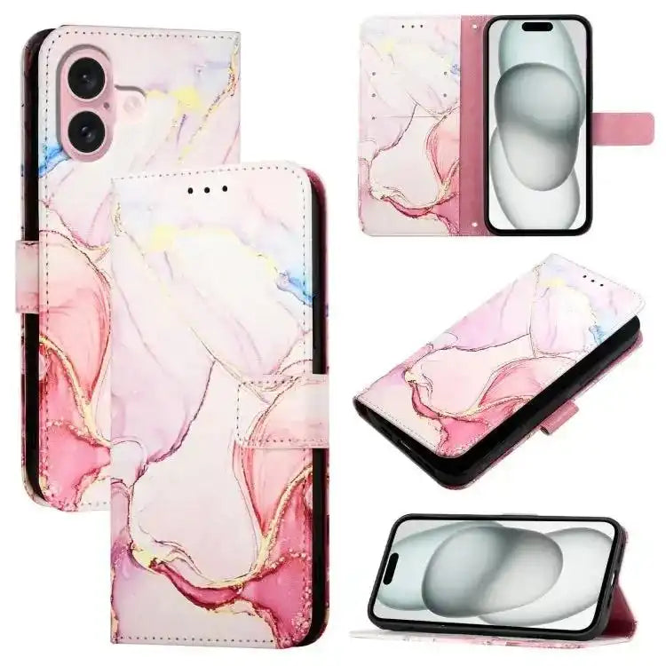 PT003 Marble Pattern Flip Leather Phone Case MyMobile