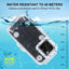 For iPhone 16 Pro Max PULUZ 40m/130ft Waterproof Diving Case with One-way Valve Photo Video Taking Underwater Housing Cover
