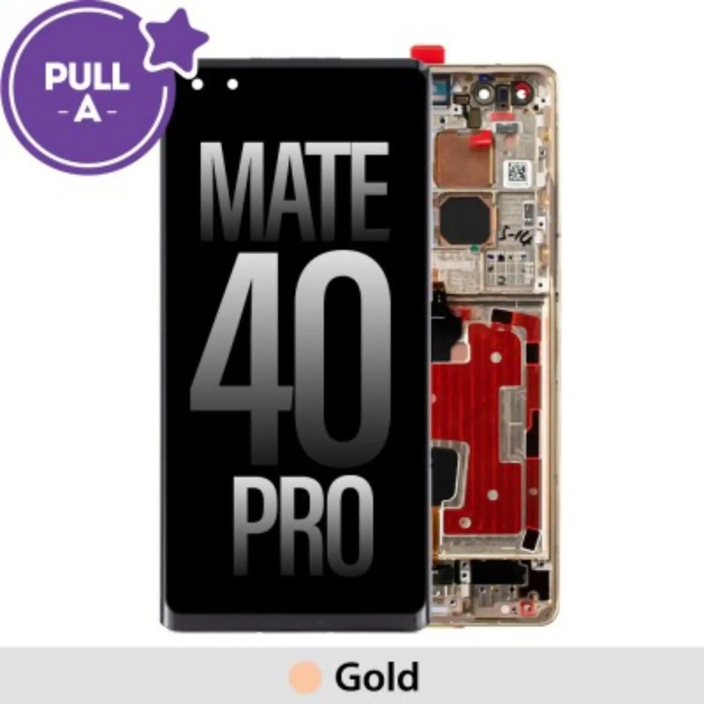 (PULL-A) LCD Screen Repair for Huawei Mate 40 Pro -Gold PULL-A