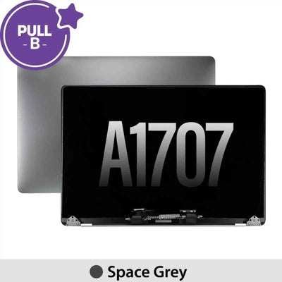 (PULL-B) LCD Screen Repair for MacBook Pro 15 A1707 (Late 2016-Mid 2017) -Space Grey