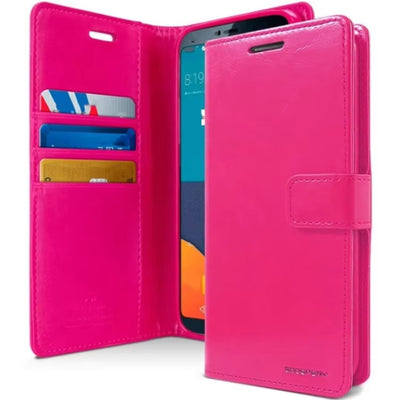 Mercury Blue Moon Diary Magsafe Case for Samsung Galaxy S25 Plus-HotPink