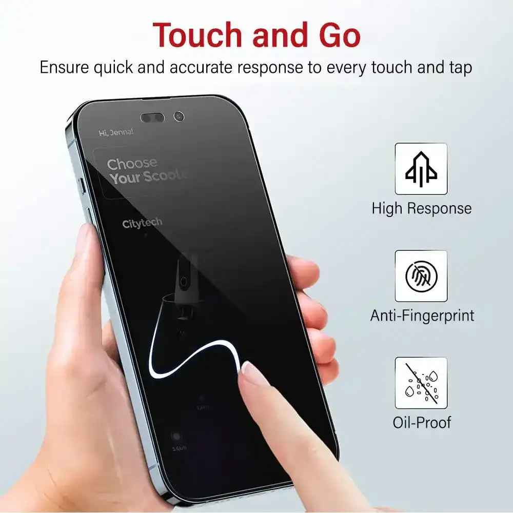 Privacy Tempered Glass Screen Protector for iPhone 17 / 17 Pro