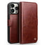 QIALINO Classic 103 Buckle Genuine Leather Phone Case
