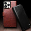 QIALINO Classic 103 Buckle Genuine Leather Phone Case QIALINO