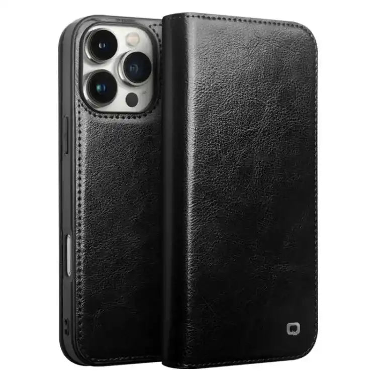 QIALINO Classic Genuine Leather Phone Case QIALINO