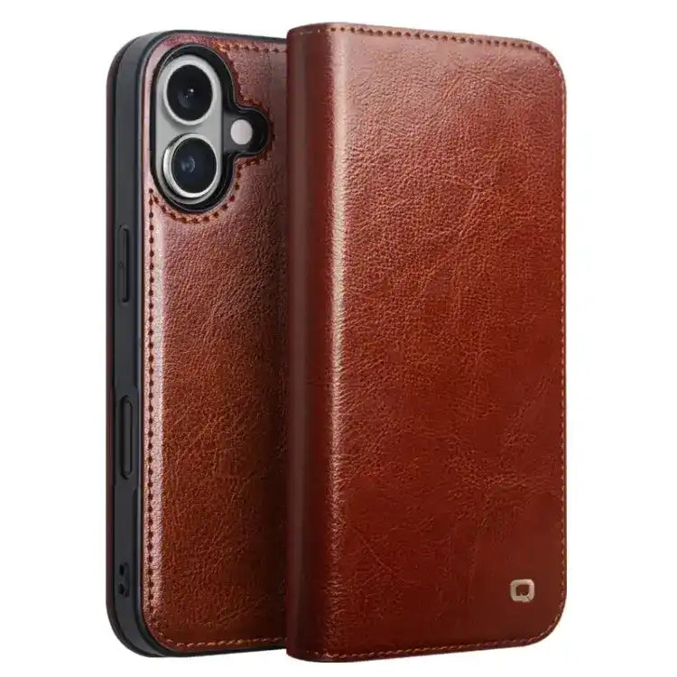 QIALINO Classic Genuine Leather Phone Case QIALINO
