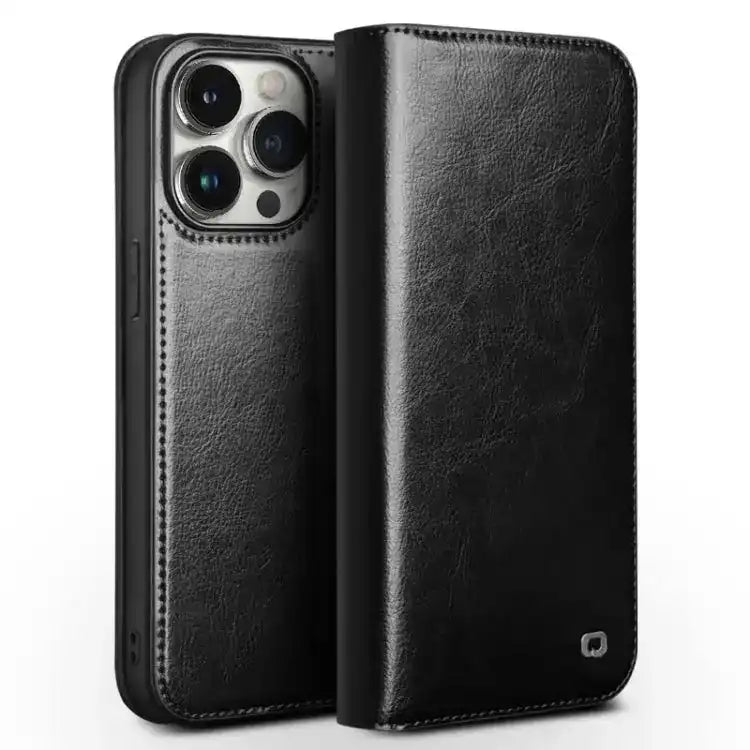QIALINO Classic Genuine Leather Phone Case QIALINO