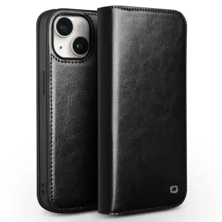 QIALINO Classic Genuine Leather Phone Case QIALINO