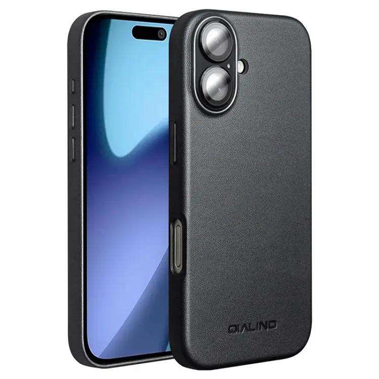 QIALINO Technology Leather MagSafe Phone Case QIALINO