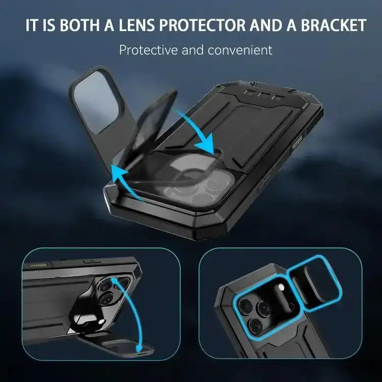 R-JUST Sliding Camera IP54 Life Waterproof Holder Phone Case R-JUST