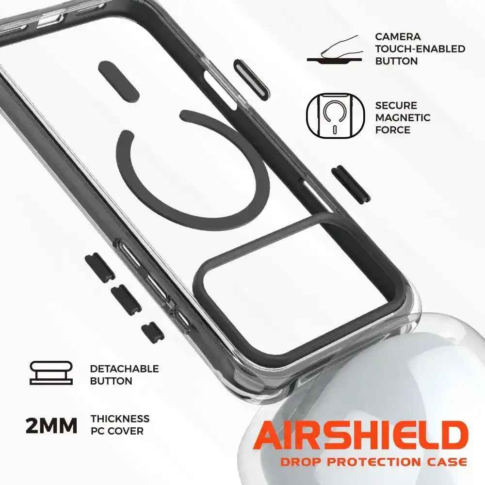 REDEFINE Airshield Drop Protection Transparent Case Cover for iPhone 17