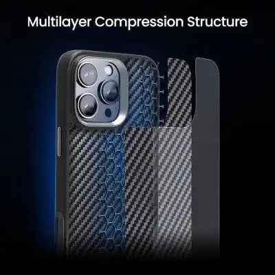 REDEFINE Armor Xtreme Soft TPU+1500D Kevlar Magnetic Case for iPhone 16 Pro Max