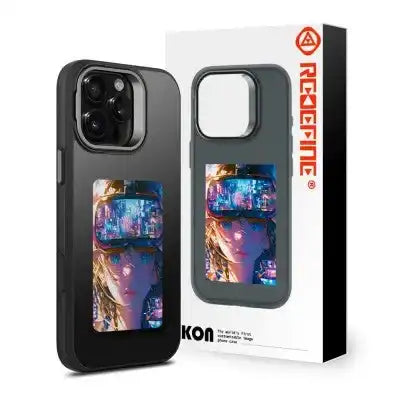 REDEFINE E-ink Display Customizable Image Case Magnetic Case for iPhone 16 Pro Max Redefine