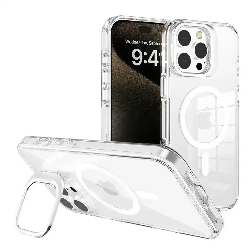 REDEFINE Lens Flip Stand Transparent Magsafe Case for iPhone 16 Redefine