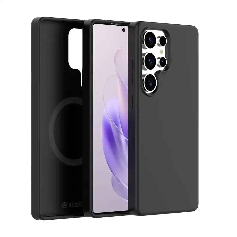 REDEFINE Liquid Silicone Case Cover with Magnetic Ring for Samsung Galaxy S25 Ultra