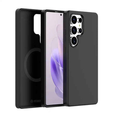 REDEFINE Liquid Silicone Case Cover with Magnetic Ring for Samsung Galaxy S25 Ultra