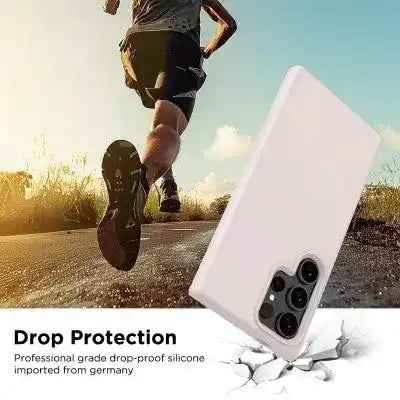 REDEFINE Liquid Silicone Case Cover with Magnetic Ring for Samsung Galaxy S25 Ultra