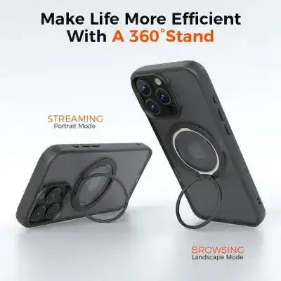 REDEFINE Multi-functional 360° Rotating Stand Case for iPhone 16 Pro Redefine
