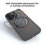 REDEFINE Multi-functional 360° Rotating Stand Case for iPhone 16e Redefine