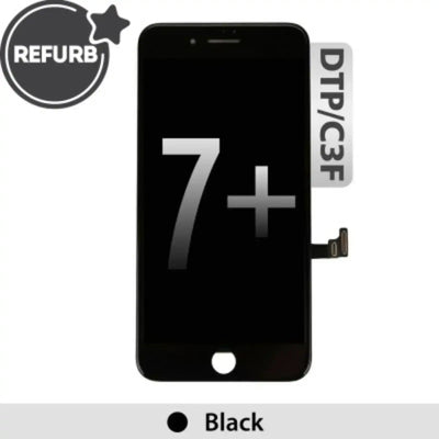 REFURB LCD Assembly for iPhone 7 Plus Screen Replacement (LG, DTP C3F)-Black REFURB - OEM Refurbished