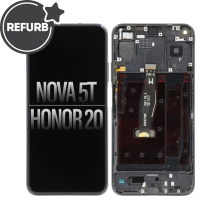 REFURB LCD Screen Repair for Huawei Honor 20 nova 5T -Black REFURB - OEM Refurbished