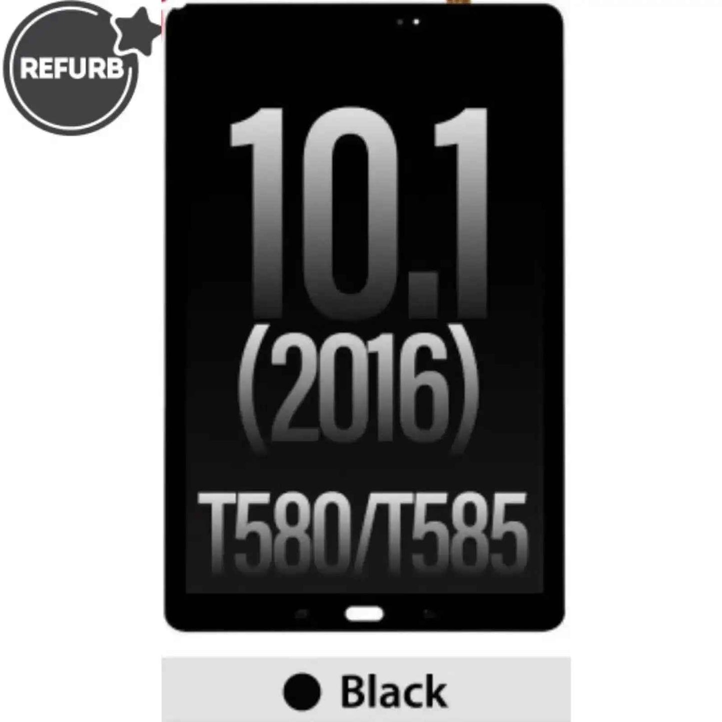 REFURB LCD Screen Repair for Samsung Galaxy Tab A 10.1 2016 (4G) T580 T585 -Black GREENCELL