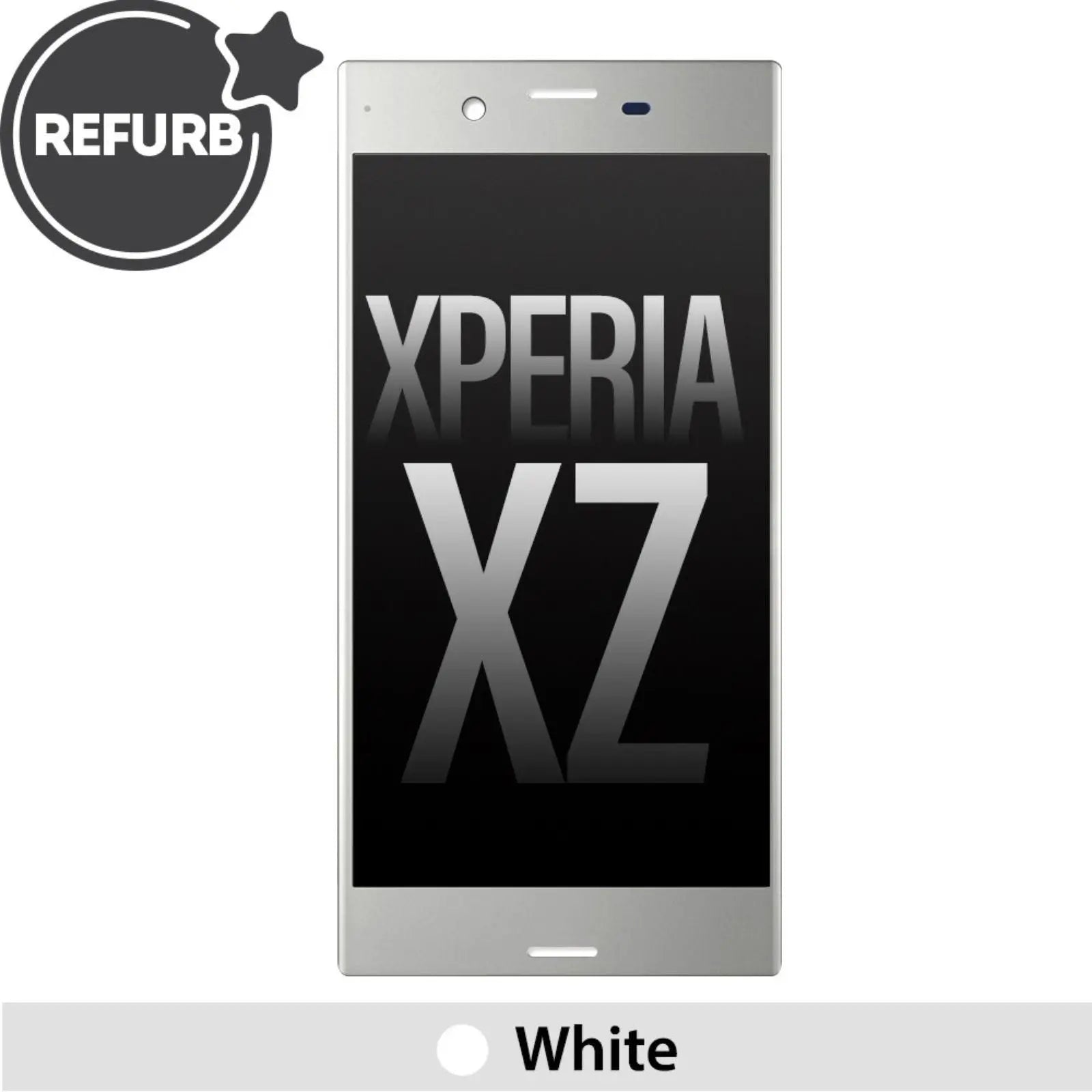 REFURB LCD Screen Repair for Sony Xperia XZ F8331 F8332 without Frame - White - MyMobile