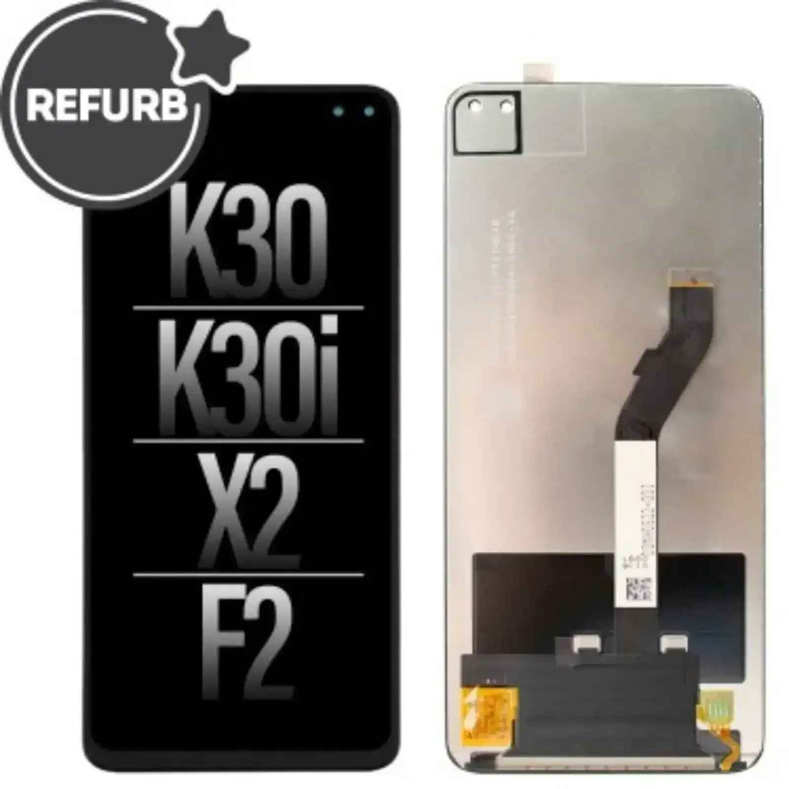 REFURB LCD Screen Repair for Xiaomi Redmi K30 Redmi K30i Poco F2 Pro Poco X2 REFURB - OEM Refurbished