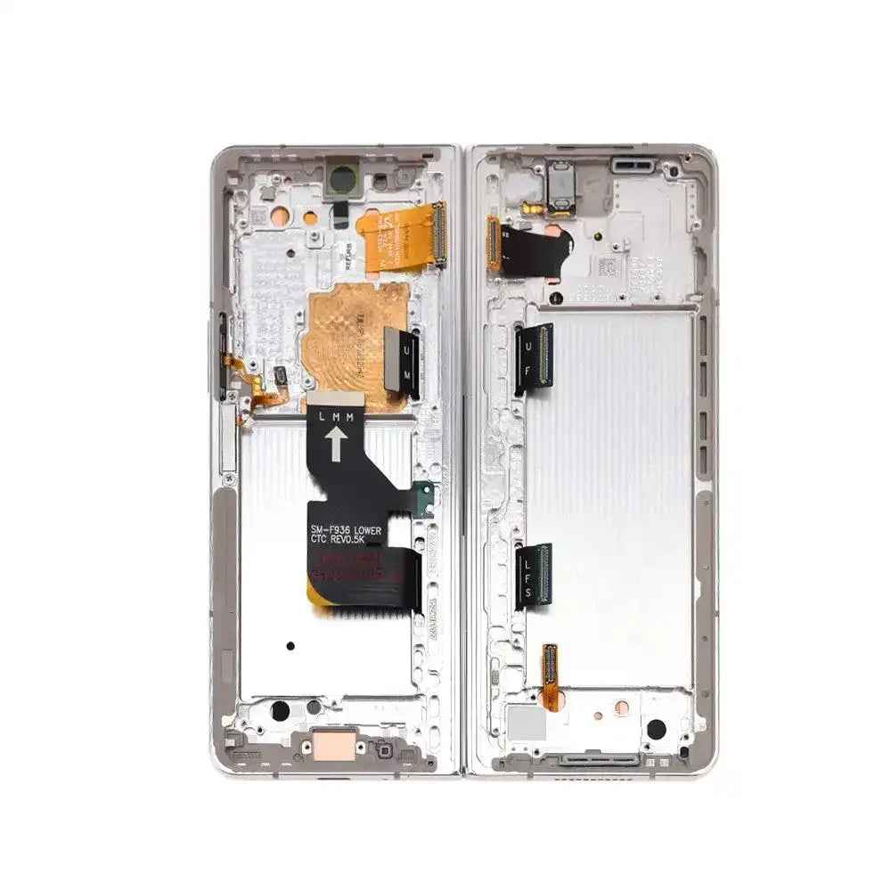 REFURB OLED Assembly Replacement with Frame for Samsung Galaxy Z Fold4 F936B-Beige