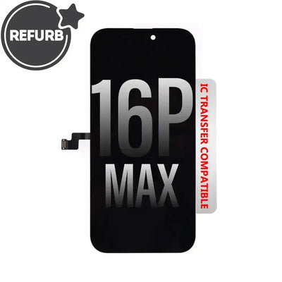 REFURB OLED Assembly for iPhone 16 Pro Max Screen Replacement (Compatible for IC chip transfer) REFURB - OEM Refurbished