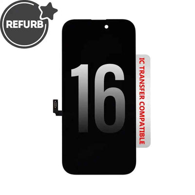 REFURB OLED Assembly for iPhone 16 Screen Replacement (Compatible for IC chip transfer)