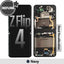 REFURB OLED Screen Replacement Digitizer with Frame for Samsung Galaxy Z Flip4 5G (F721B)-Navy
