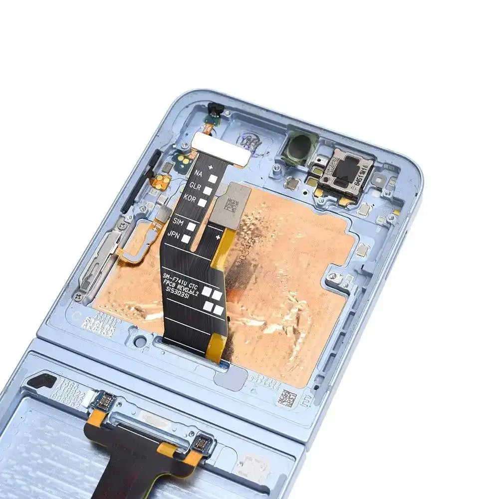 REFURB OLED Screen Replacement with Frame for Samsung Galaxy Z Flip6 5G F741B-Blue REFURB - OEM Refurbished