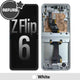REFURB OLED Screen Replacement with Frame for Samsung Galaxy Z Flip6 5G F741B -White