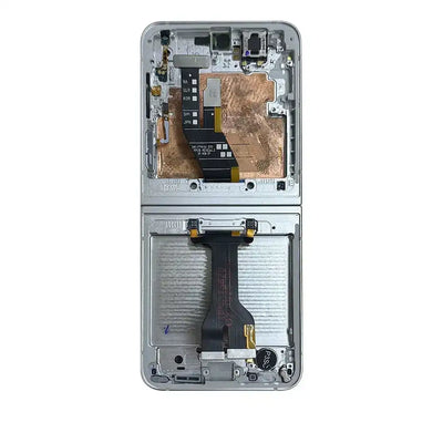 REFURB OLED Screen Replacement with Frame for Samsung Galaxy Z Flip6 5G F741B -White REFURB - OEM Refurbished