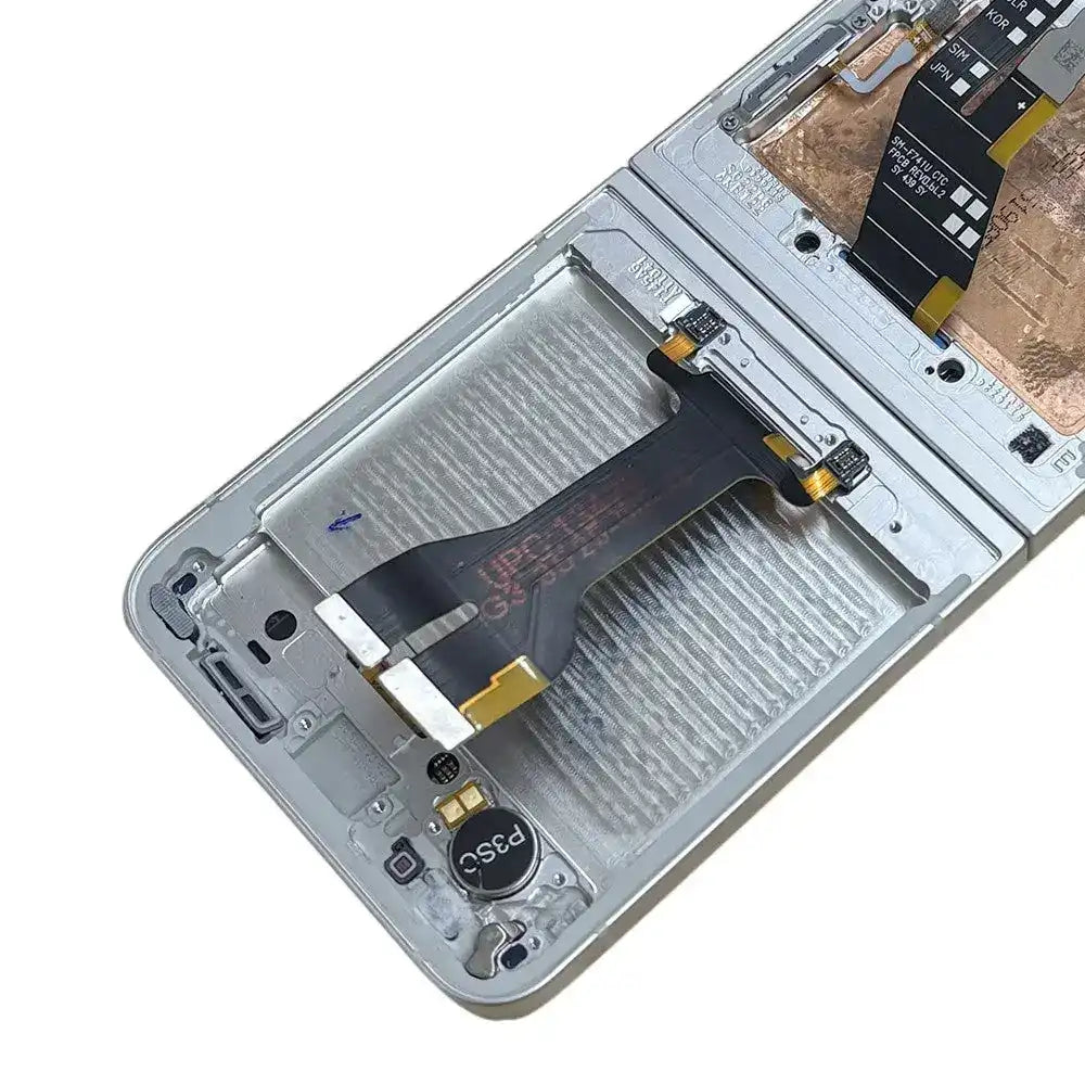 REFURB OLED Screen Replacement with Frame for Samsung Galaxy Z Flip6 5G F741B -White REFURB - OEM Refurbished