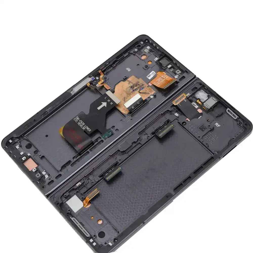 REFURB OLED Screen Replacement with Frame for Samsung Galaxy Z Fold4 5G F936B -Phantom Black