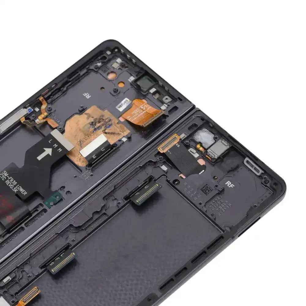 REFURB OLED Screen Replacement with Frame for Samsung Galaxy Z Fold4 5G F936B -Phantom Black