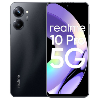 realme 10 Pro Dual Sim 5G 128GB D.Matter Black (8GB) - MyMobile