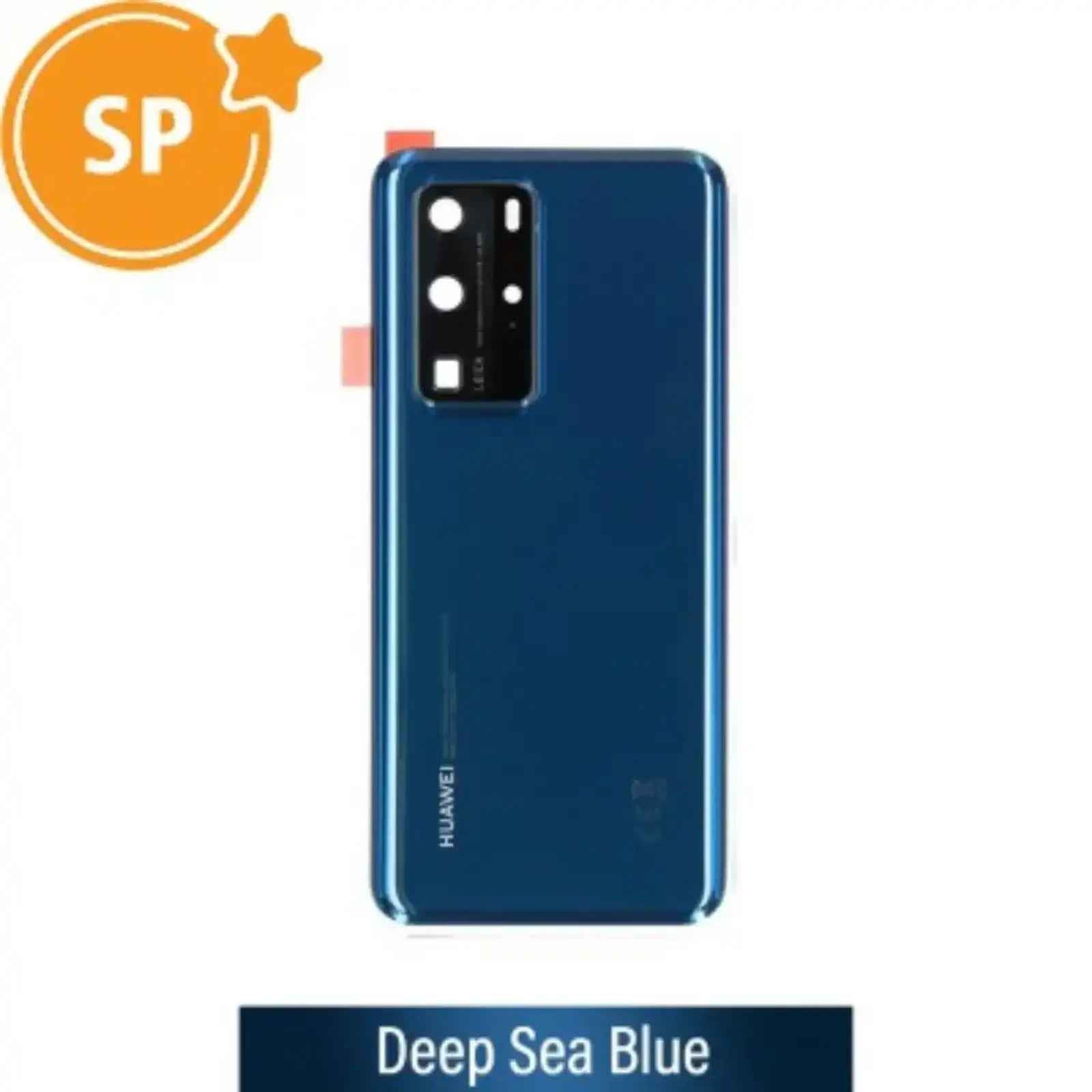 Rear Battery Cover For Huawei P40 Pro 02353MMS (Service Pack)-Deep Sea Blue