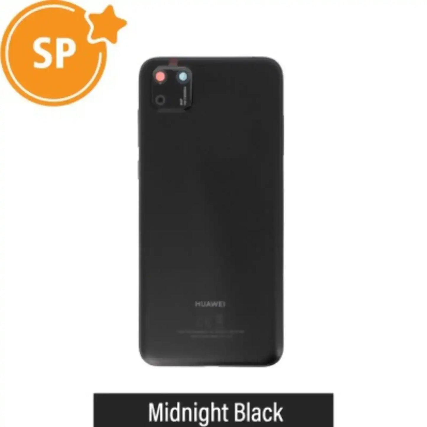 Rear Battery Cover For Huawei Y5p 97070XVD (Service Pack)-Black SP - Service Pack OEM