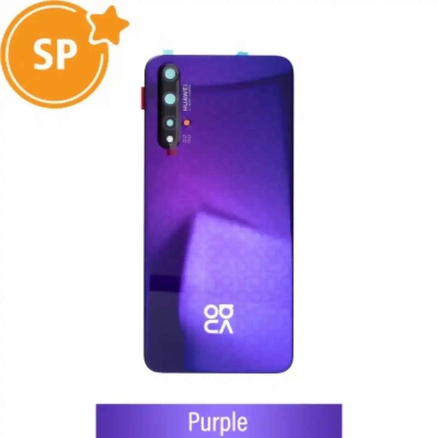 Rear Battery Cover For Huawei nova 5T 02353EBK (Service Pack)-Purple
