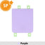 Rear Battery Cover For Samsung Galaxy Z Flip4 F721B GH82-29298B (Service Pack)-Purple SP - Service Pack OEM