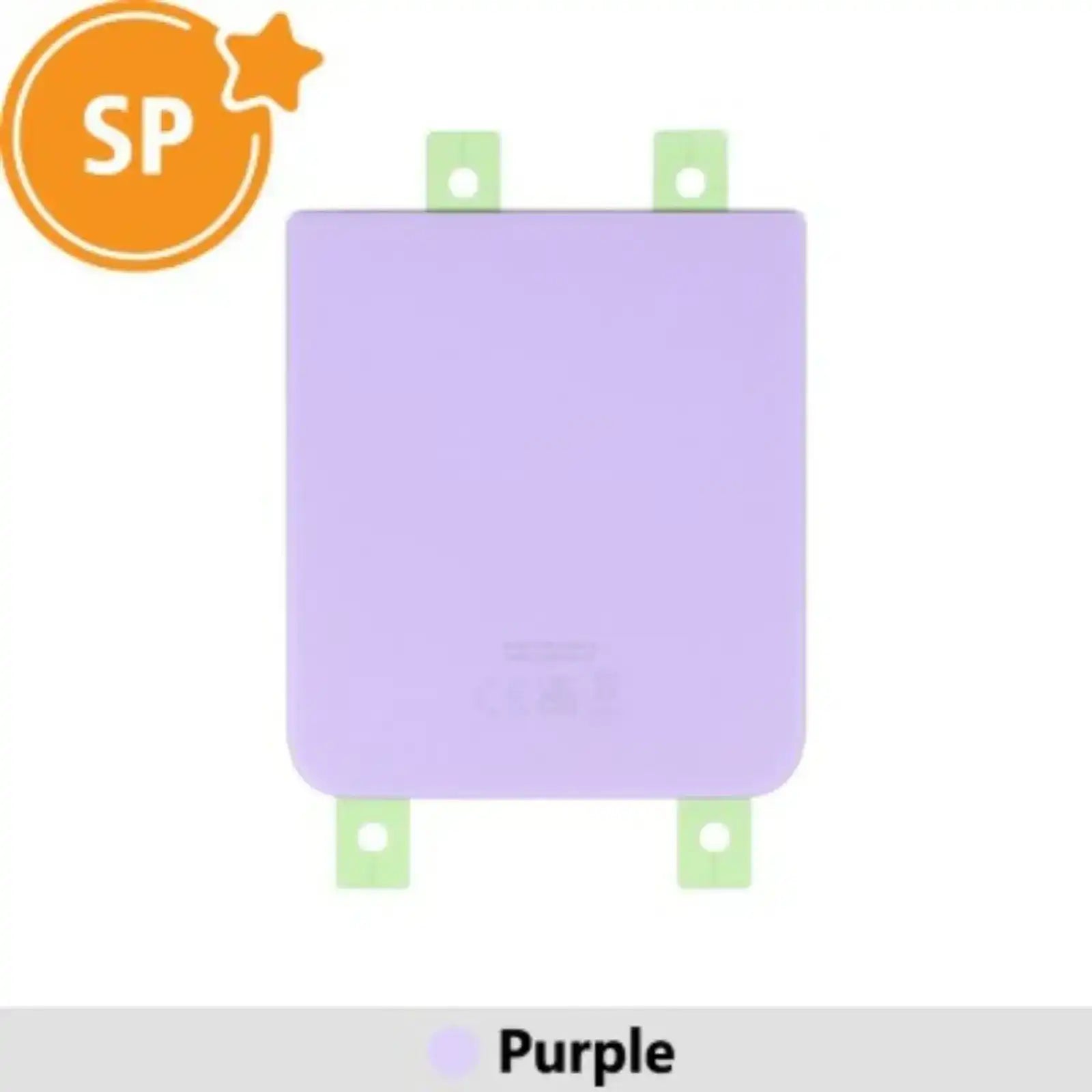 Rear Battery Cover For Samsung Galaxy Z Flip4 F721B GH82-29298B (Service Pack)-Purple SP - Service Pack OEM