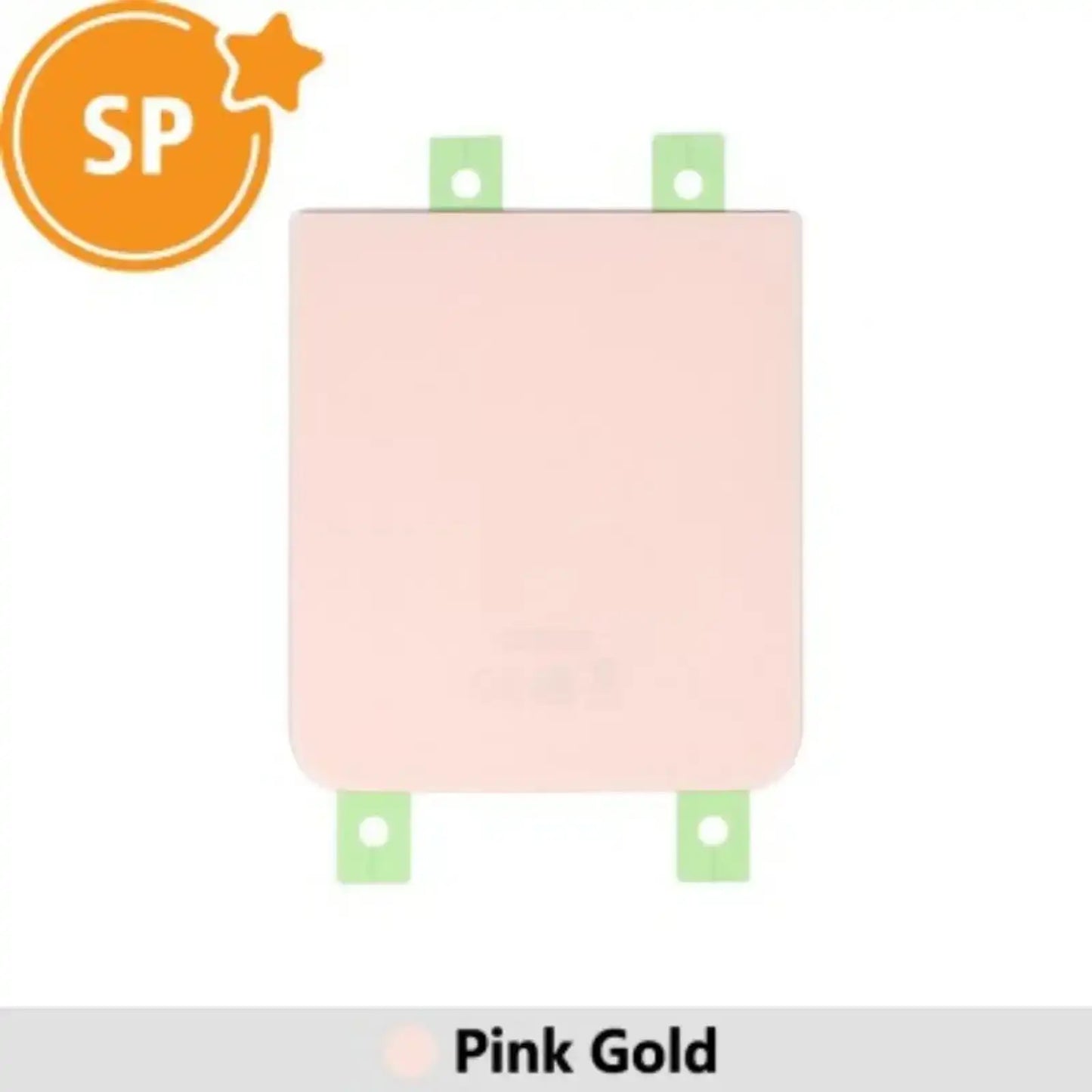 Rear Battery Cover For Samsung Galaxy Z Flip4 F721B GH82-29298C (Service Pack)-Pink Gold SP - Service Pack OEM