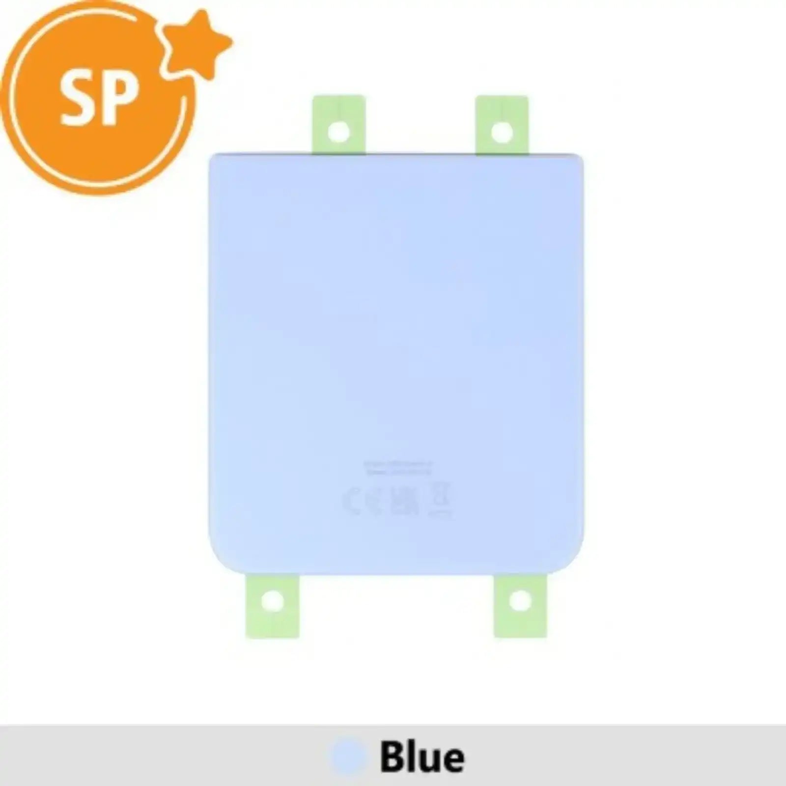 Rear Battery Cover For Samsung Galaxy Z Flip4 F721B GH82-29298D (Service Pack)-Blue SP - Service Pack OEM