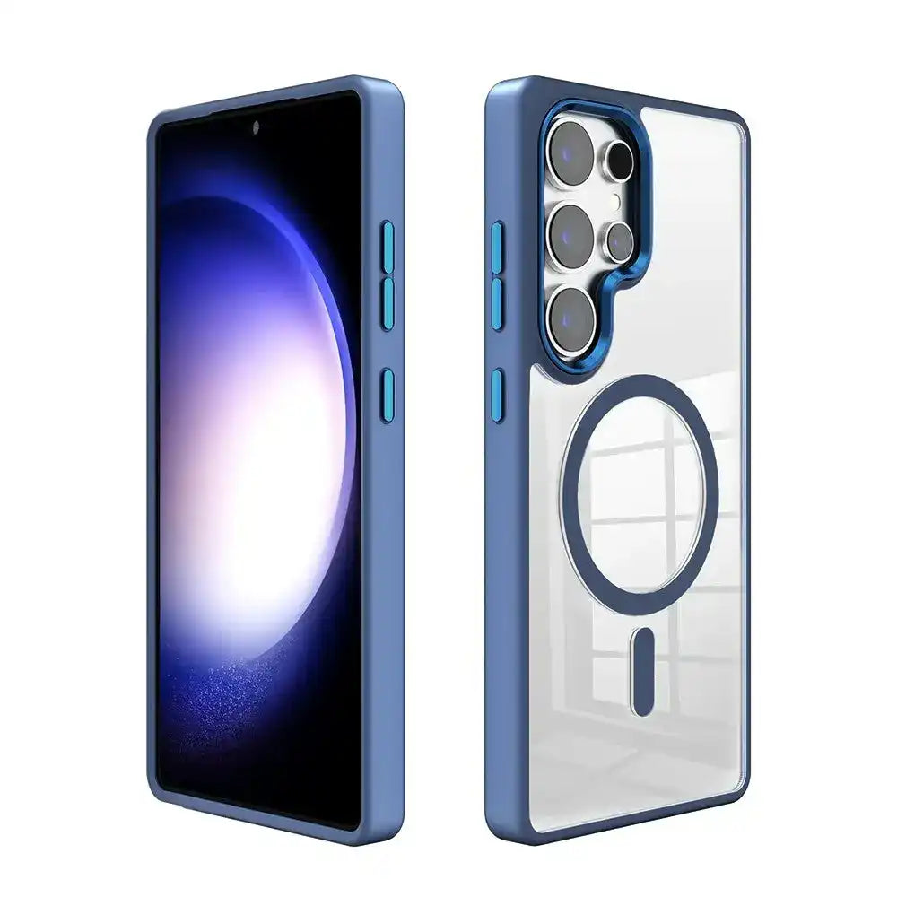 Redefine Metal Camera Lens Magnetic Transparent Magsafe Case for Samsung Galaxy S25 Edge Redefine