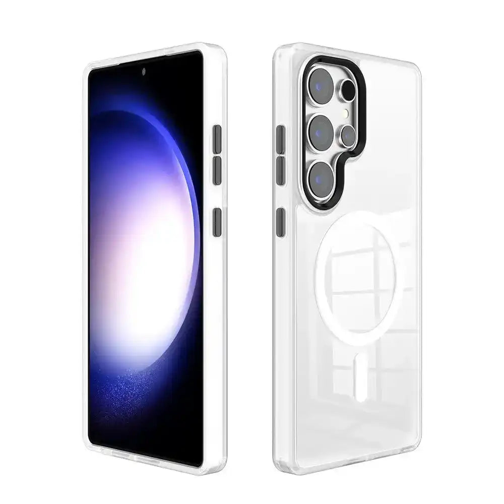 Redefine Metal Camera Lens Magnetic Transparent Magsafe Case for Samsung Galaxy S25 Edge Redefine