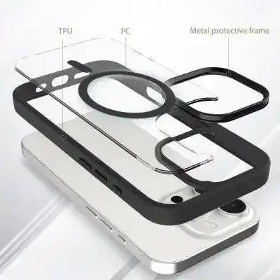 Redefine Metal Camera Lens Magnetic Transparent Magsafe Case for iPhone 16 Pro Redefine