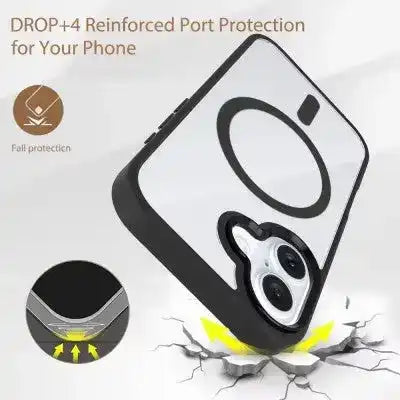 Redefine Metal Camera Lens Magnetic Transparent Magsafe Case for iPhone 16 Redefine